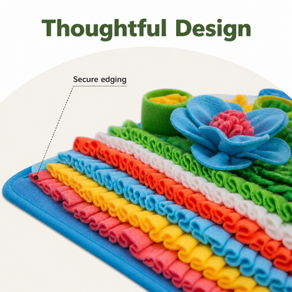Ortekor Soft Fleece & Slow-Feeding Dog Puzzle Mat