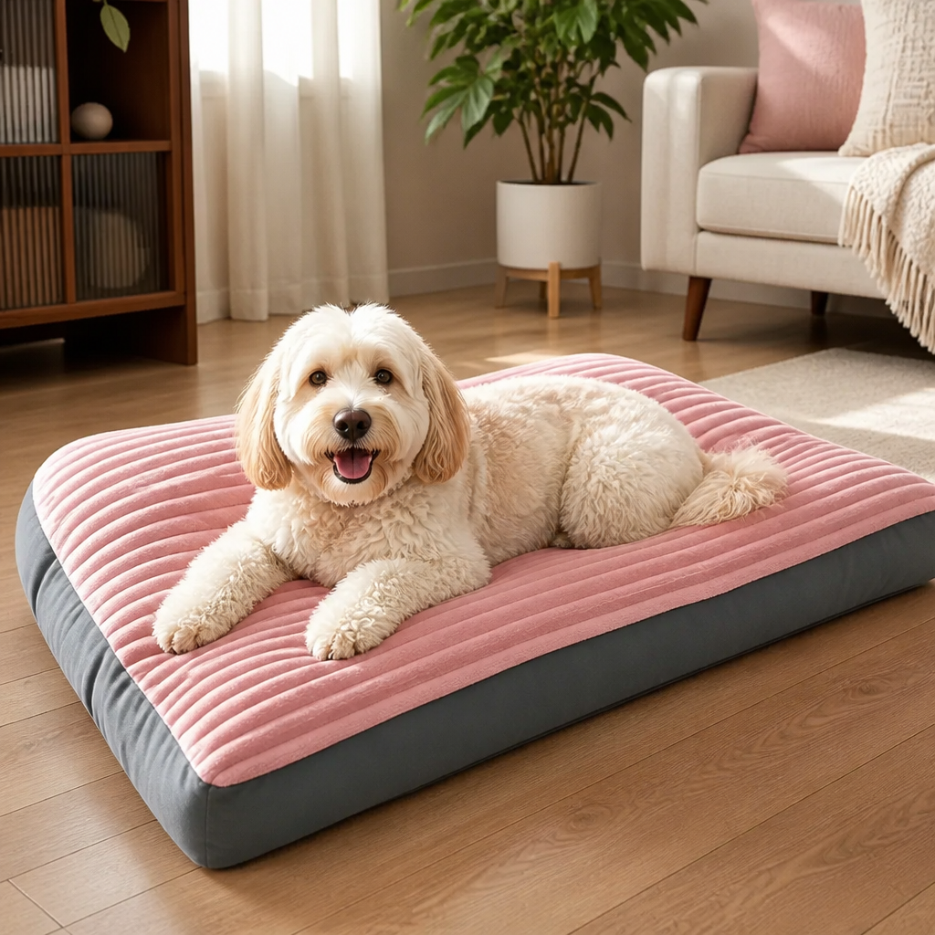Ortekor Soft Fleece & Washable Dog Bed (Removable Cover)