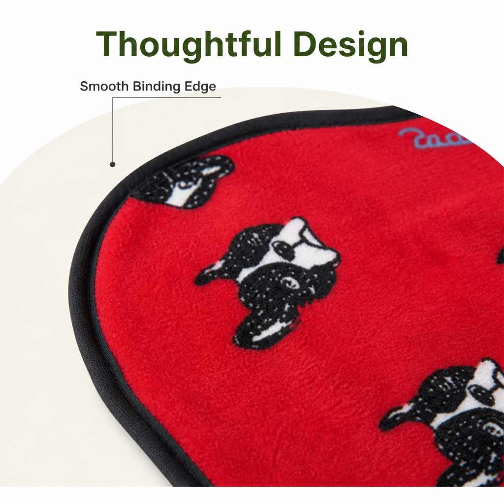 Ortekor Soft Fleece Washable Pet Blanket (Bulldog & Bull Terrier Prints)