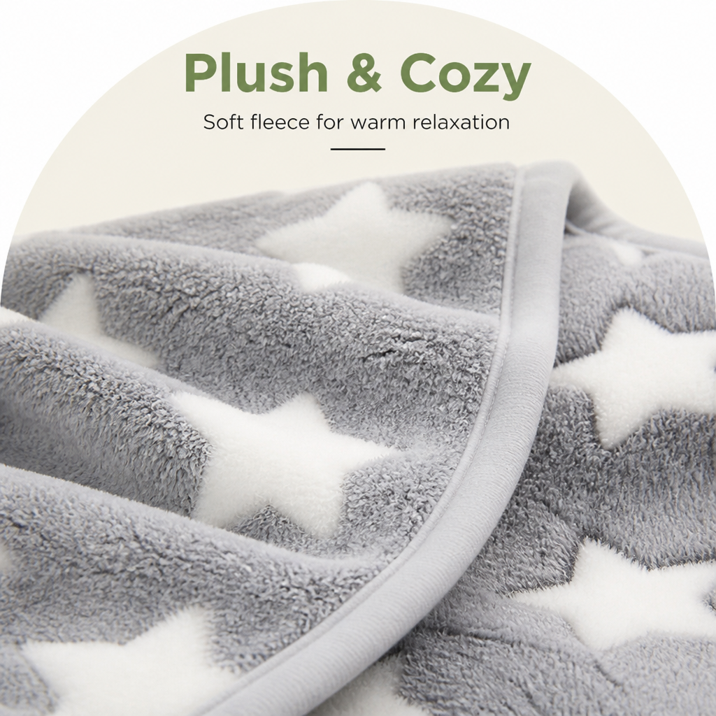 Ortekor Soft Fluffy Fleece & Machine-Washable Pet Blanket