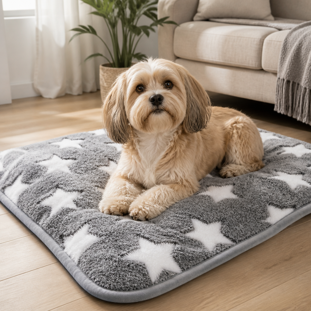 Ortekor Soft Fluffy Fleece & Machine-Washable Pet Blanket