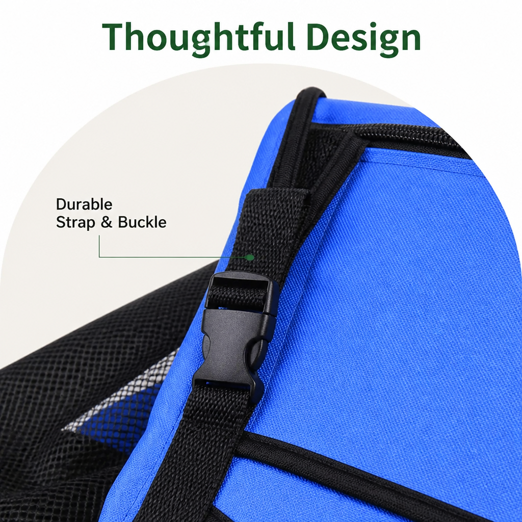 Ortekor Soft-Sided 3-Door Foldable Travel Carrier (Includes Mat & Straps)