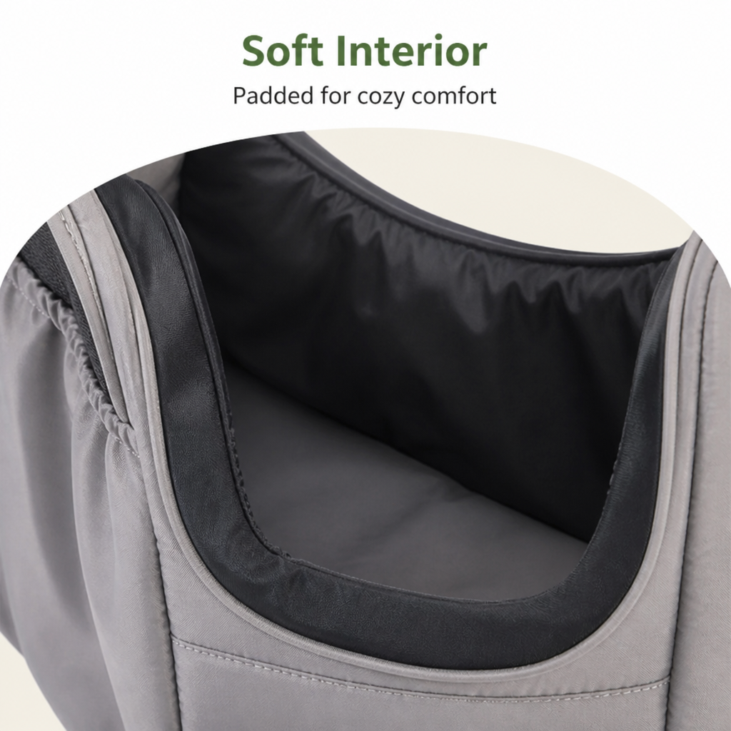 Ortekor Soft-Sided & Breathable Travel Carrier (Car Seat Compatible)