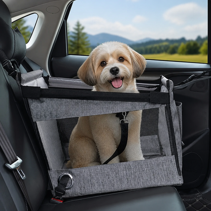 Ortekor Stable Waterproof & Safety Mesh Car Pet Seat