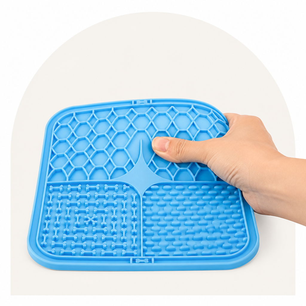 Ortekor Suction-Cup Slow Feeder Lick Mat
