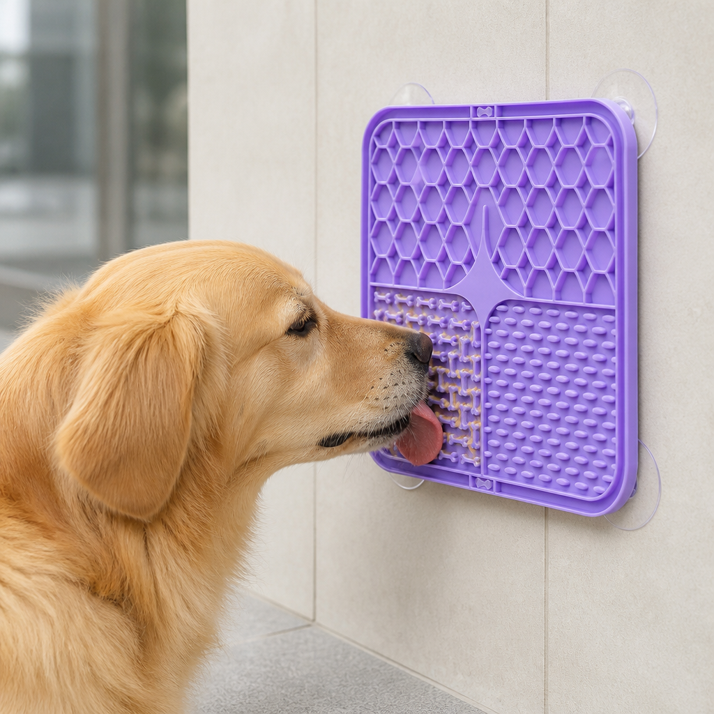 Ortekor Suction-Cup Slow Feeder Lick Mat