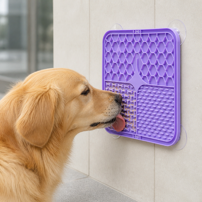 Ortekor Suction-Cup Slow Feeder Lick Mat