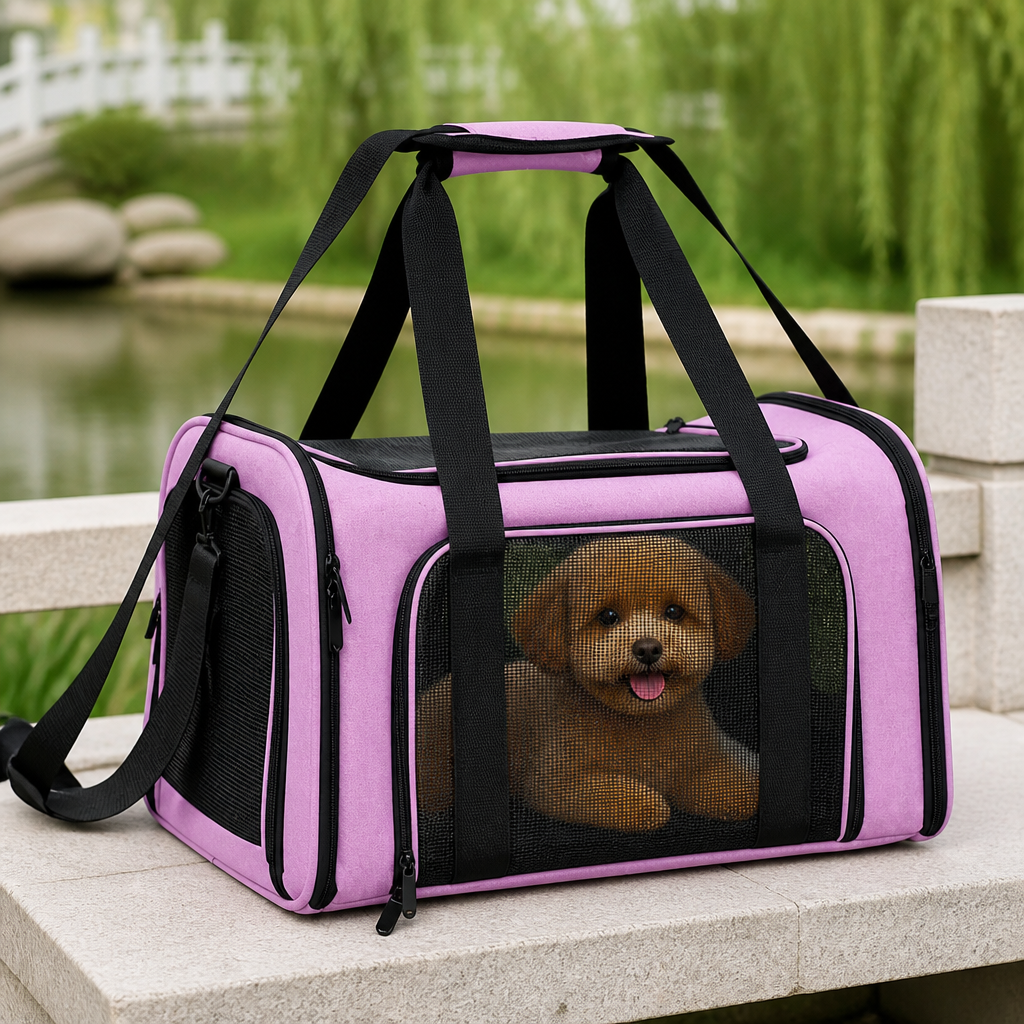Ortekor TSA-Approved Collapsible Mesh Travel Carrier