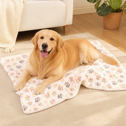Ortekor Thermal Plush Coral Fleece Pet Blanket