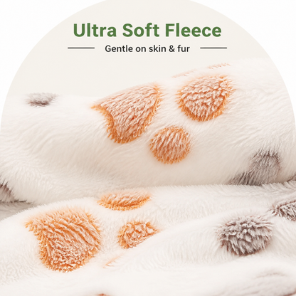 Ortekor Thermal Plush Coral Fleece Pet Blanket