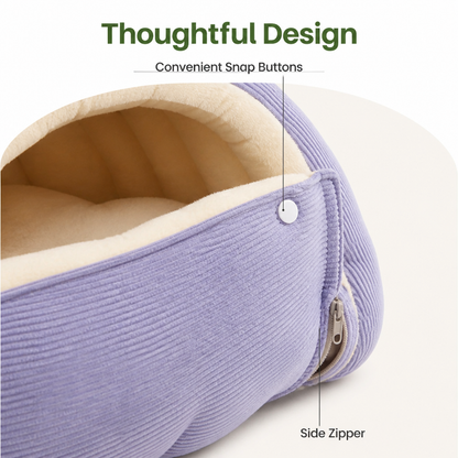 Ortekor Thick Plush & Detachable Cat Cave Bed