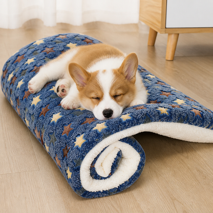 Ortekor Thick Plush Flannel & Non-Slip Dog Bed