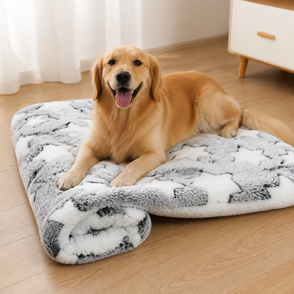 Ortekor Thick Plush Flannel & Non-Slip Dog Bed