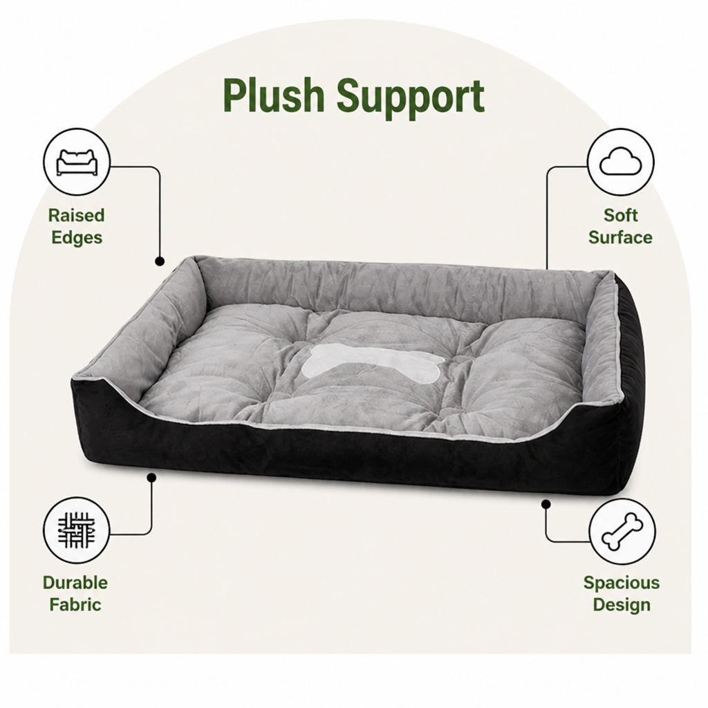Ortekor Thickened Teddy Plush Pet Mat (For Cats & Puppies)