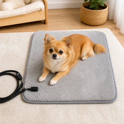 Ortekor USB Constant-Temp & Soft Fleece Heated Pet Pad