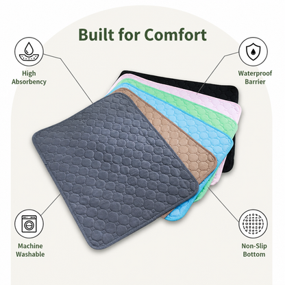 Ortekor Ultra-Absorbent Waterproof Quilted Training Pad (Machine Washable)