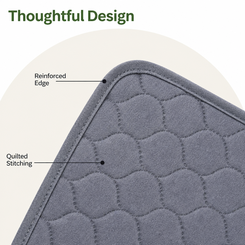 Ortekor Ultra-Absorbent Waterproof Quilted Training Pad (Machine Washable)