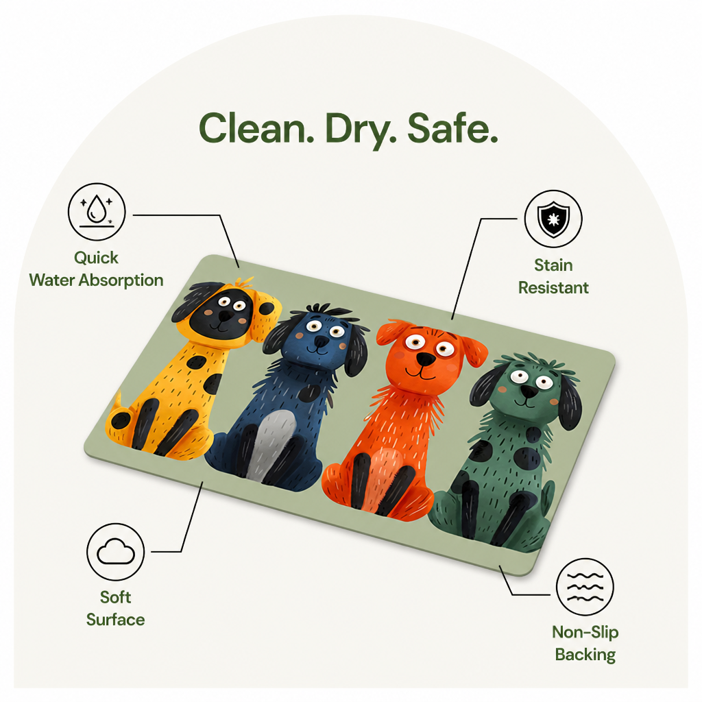 Ortekor Water-Absorbent Diatomaceous Earth Pet Mat