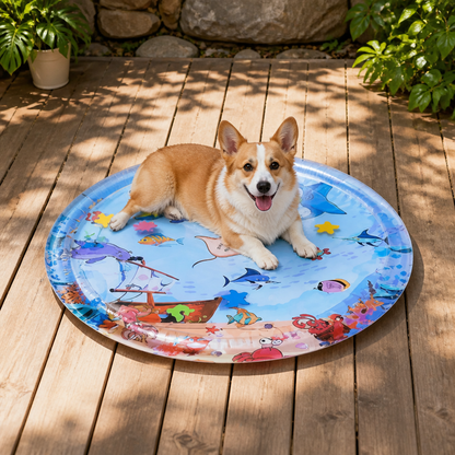 Ortekor Water-Filled Inflatable Washable Pet Cooling Pad