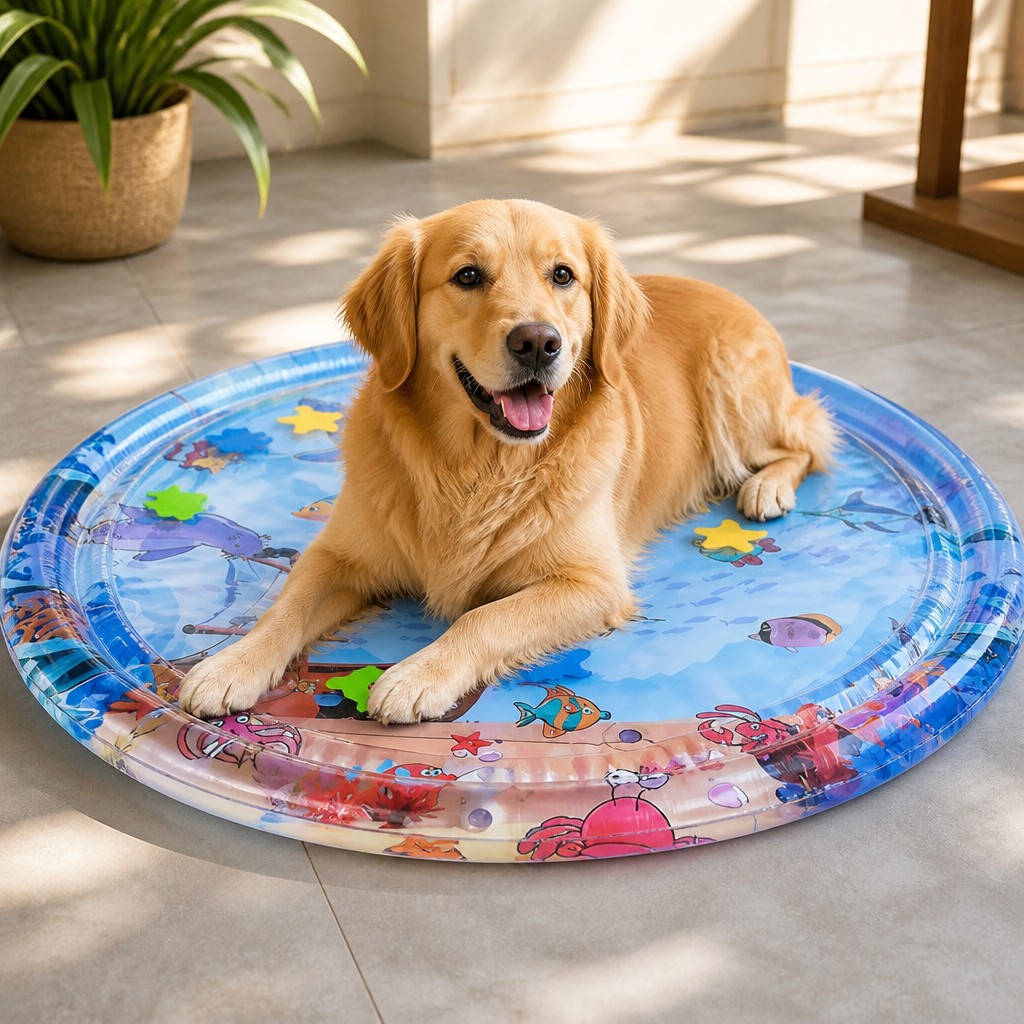Ortekor Water-Filled Inflatable Washable Pet Cooling Pad