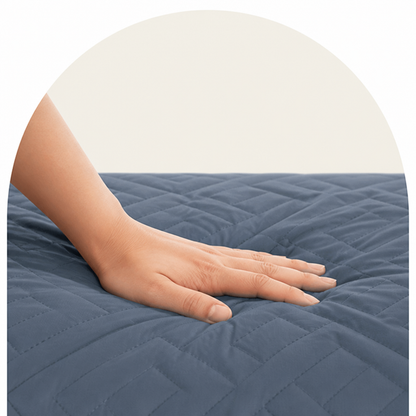 Ortekor Water-Repellent Quilted Sofa Cover (Anti-Slip Straps)