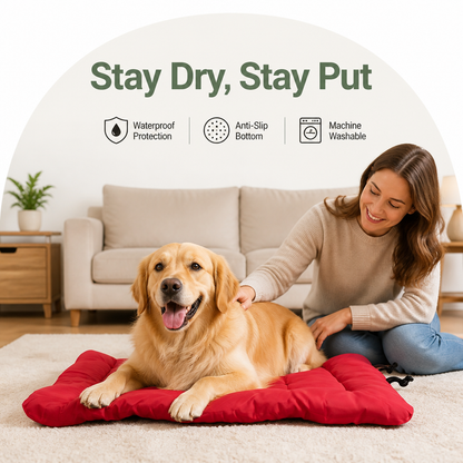Ortekor Waterproof & Anti-Slip Dog Bed (Machine Washable)