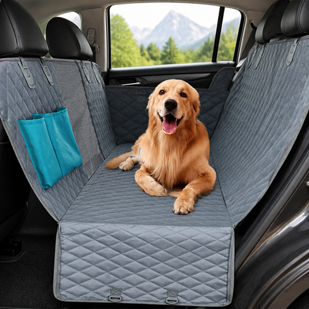 Ortekor Waterproof Convertible Hammock Car Seat Cover (Mesh Window)