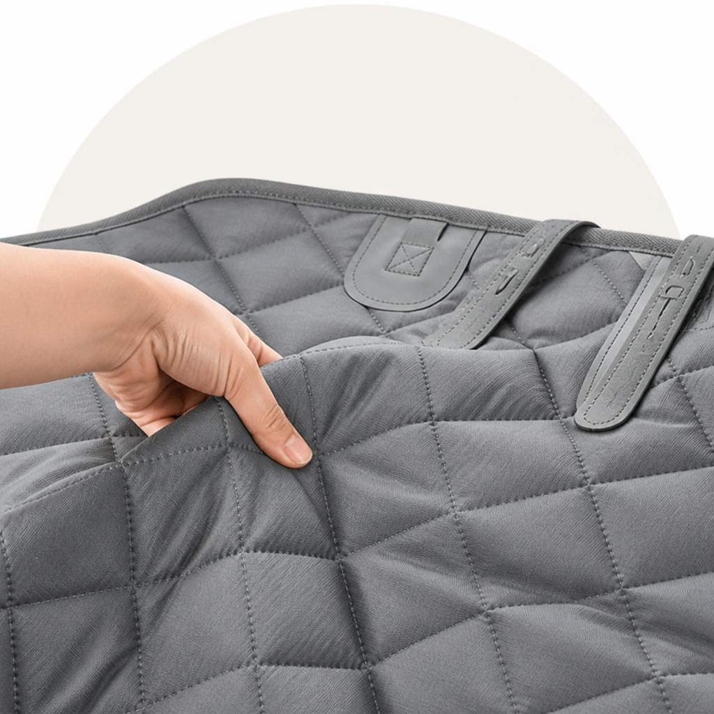 Ortekor Waterproof Convertible Hammock Car Seat Cover (Mesh Window)