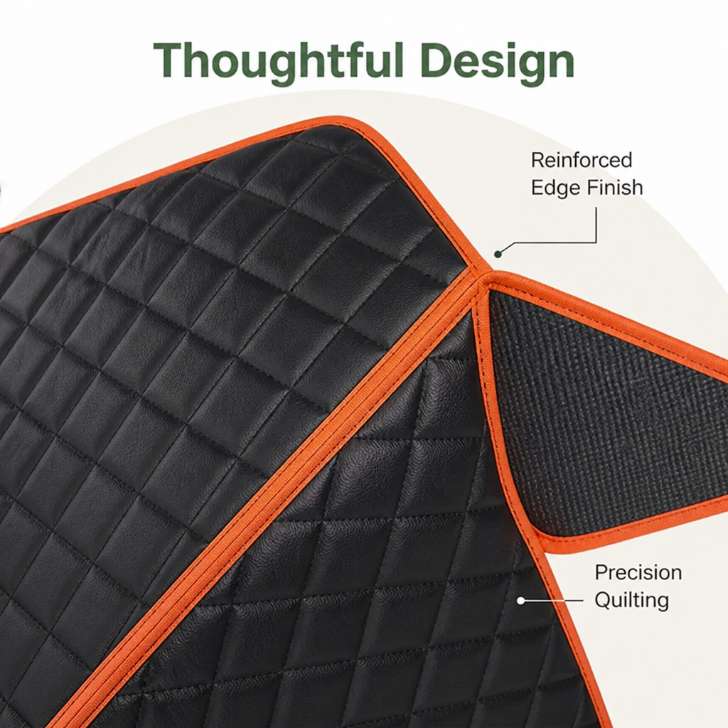 Ortekor Waterproof & Dirt-Proof Rear Seat Protector (Universal Fit)