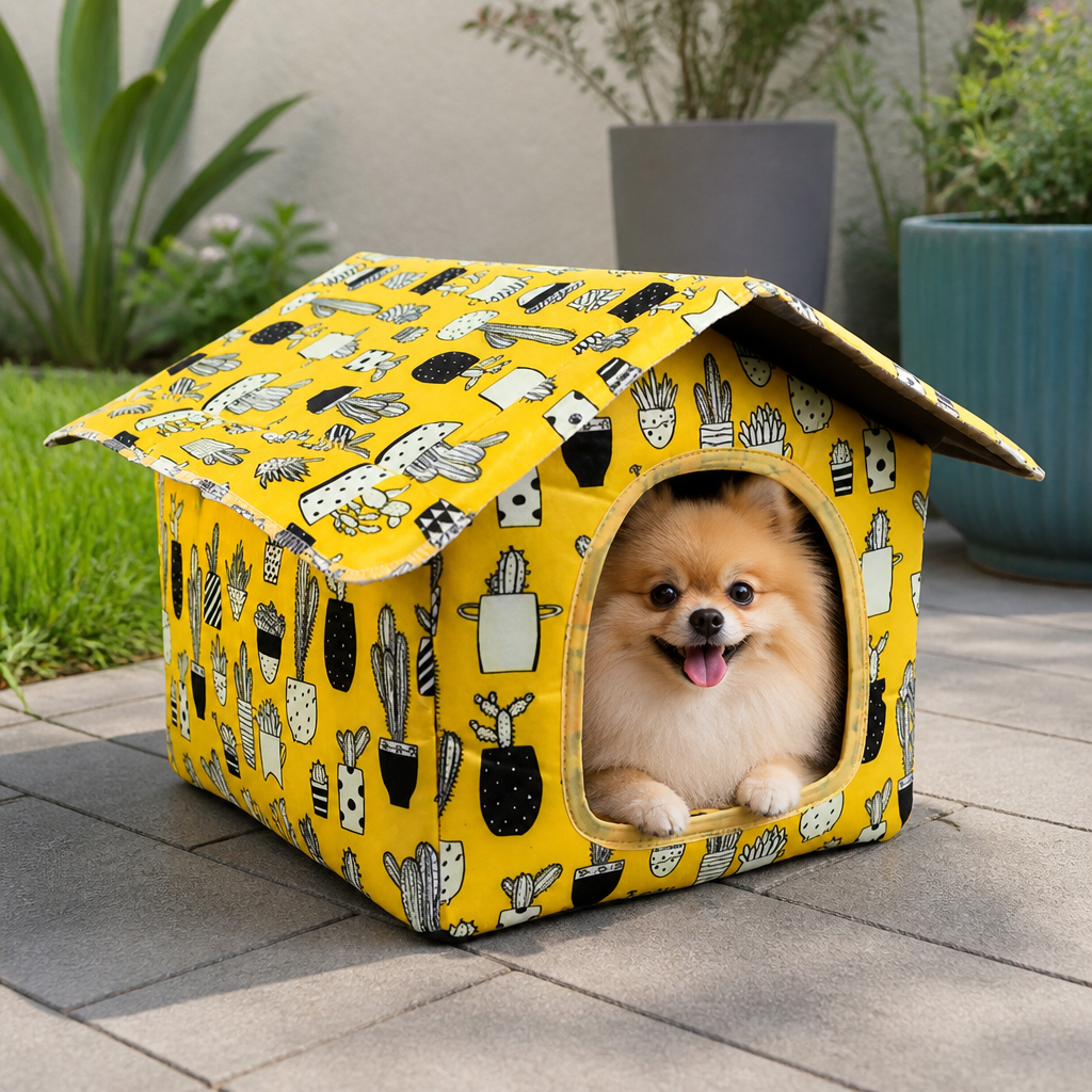 Ortekor Waterproof Foldable & Washable Small Pet House