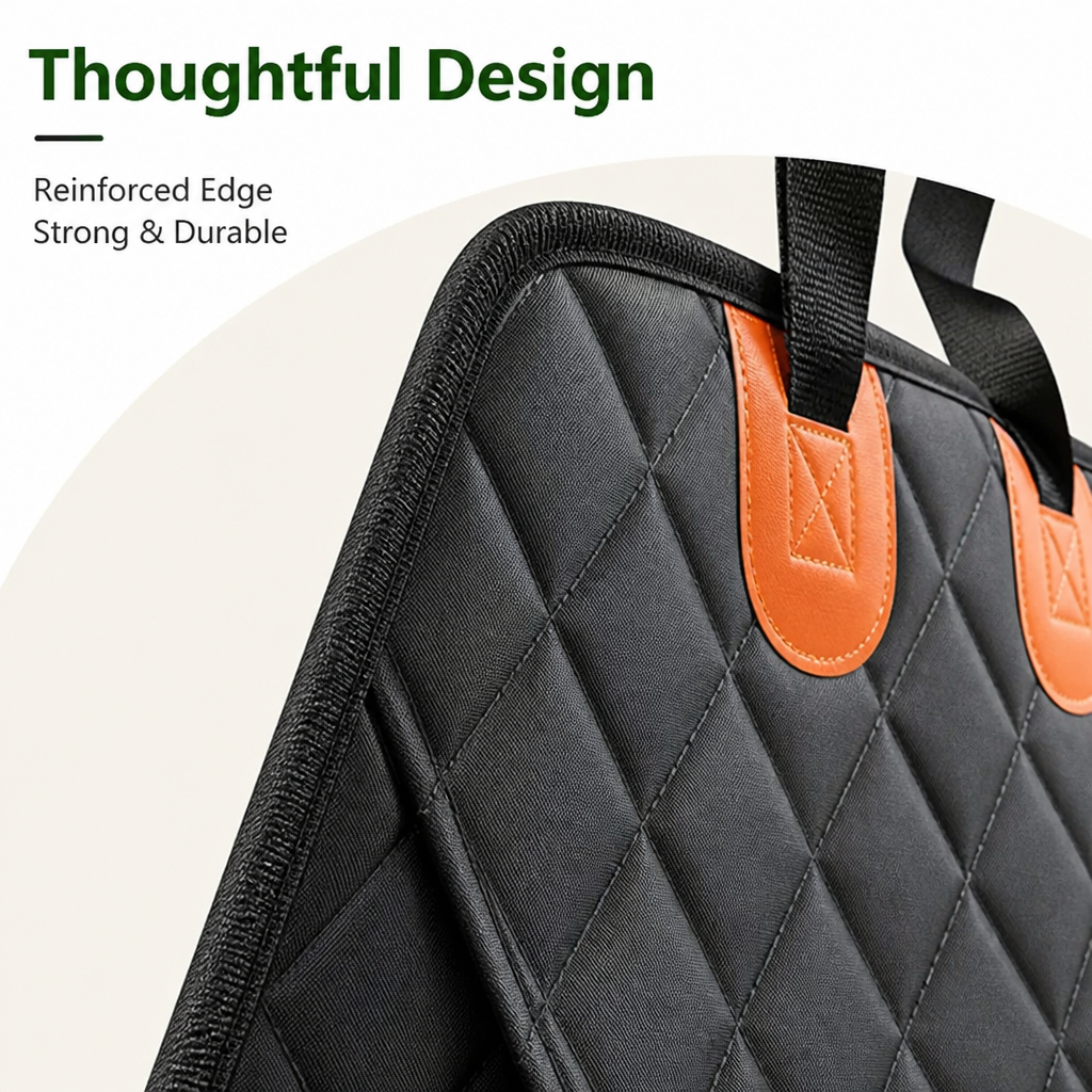 Ortekor Waterproof Hammock-Style Mesh Car Seat Cover (Side Zipper)