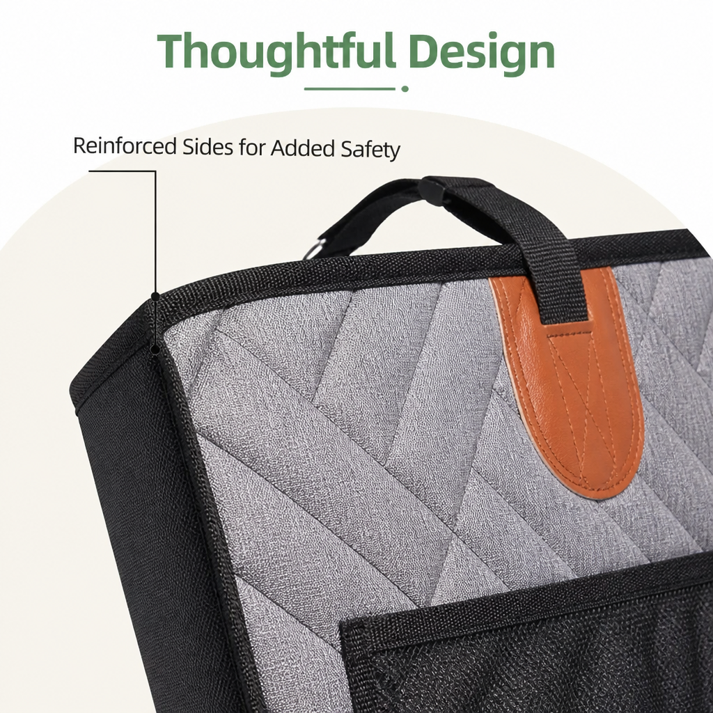 Ortekor Waterproof Hard-Bottom Back Seat Extender