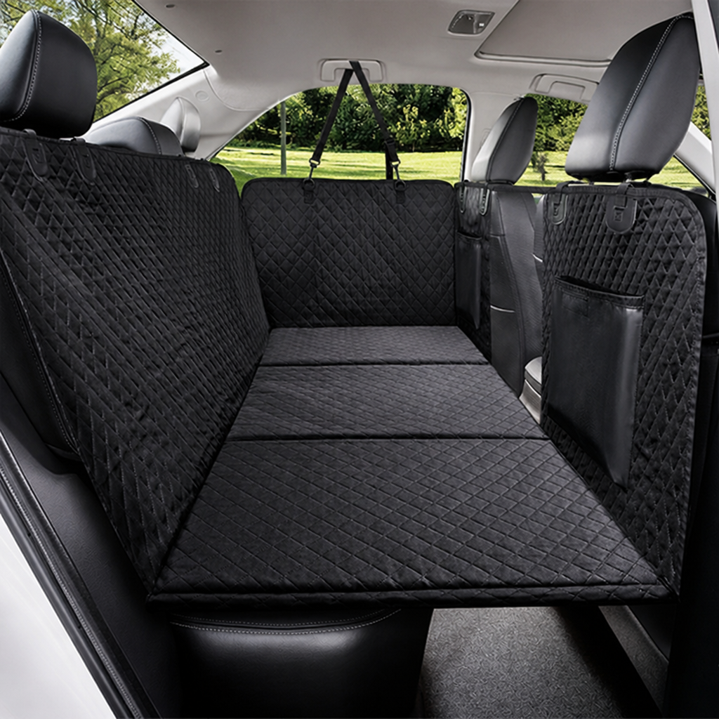 Ortekor Waterproof Hard-Bottom Car Seat Extender (Removable & Washable)