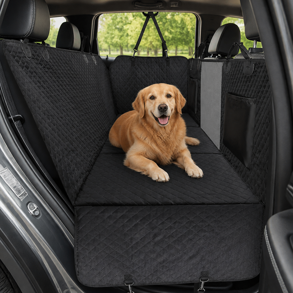 Ortekor Waterproof Hard-Bottom Car Seat Extender (Removable & Washable)