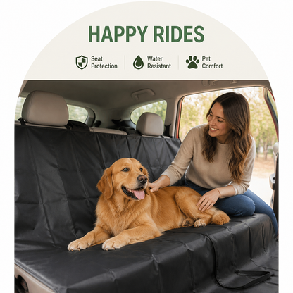 Ortekor Waterproof Heavy-Duty Scratchproof Car Seat Cover (Hammock Style)