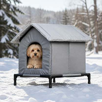 Ortekor Waterproof Insulated Elevated Outdoor Pet House