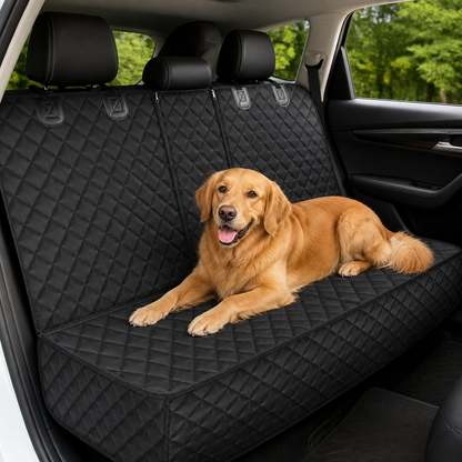 Ortekor Waterproof & Non-Slip Back Seat Dog Cover (Convertible)