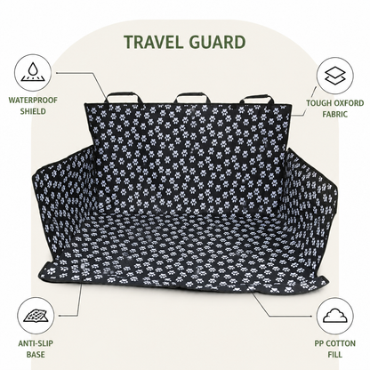 Ortekor Waterproof Oxford 600D Car Seat Cover (Non-Slip Base)