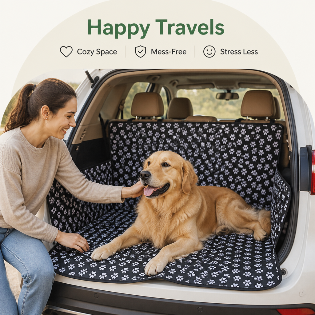Ortekor Waterproof Oxford 600D Car Seat Cover (Non-Slip Base)