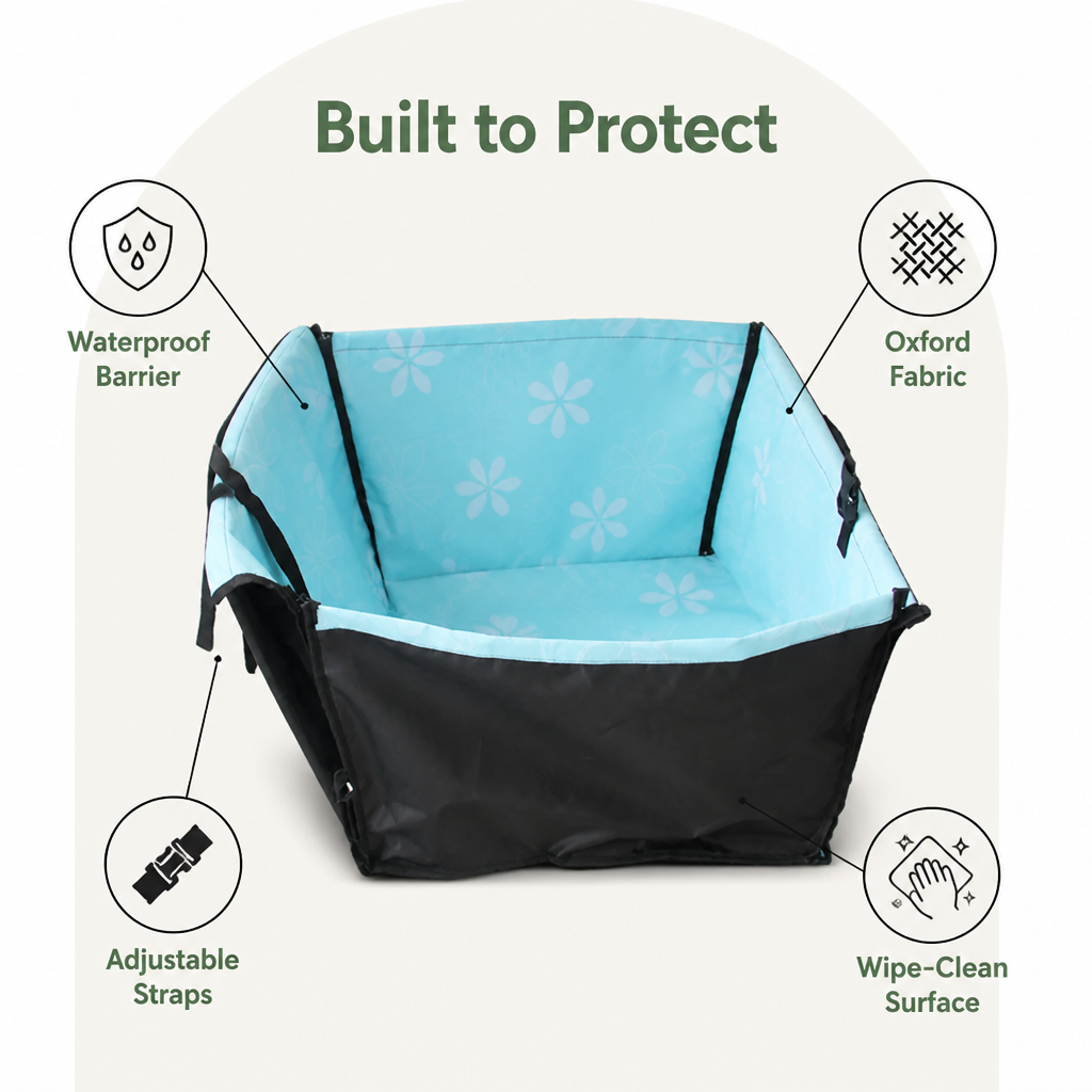 Ortekor Waterproof Oxford & Easy-Clean Car Seat Cover