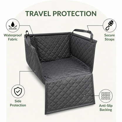 Ortekor Waterproof Oxford & Foldable Hammock Car Seat Carrier