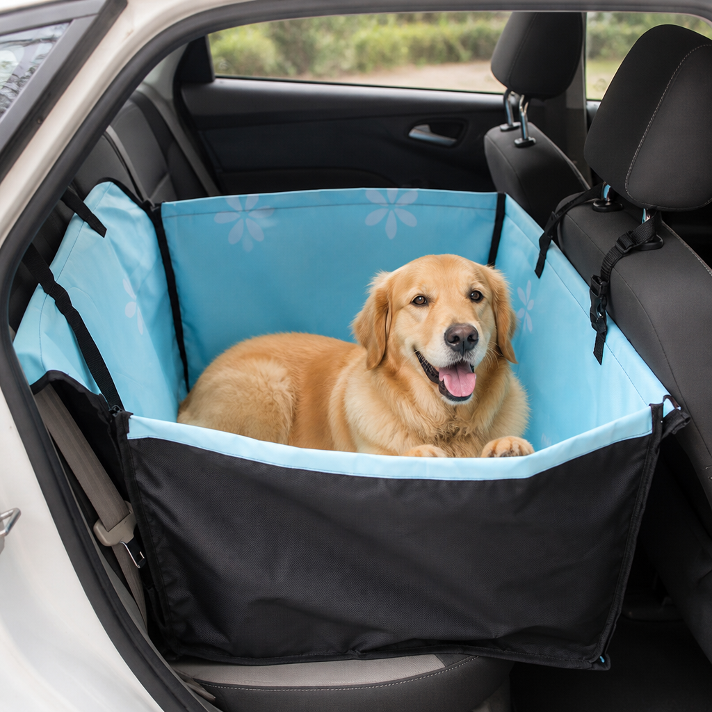Ortekor Waterproof Oxford Pet Car Seat Hammock