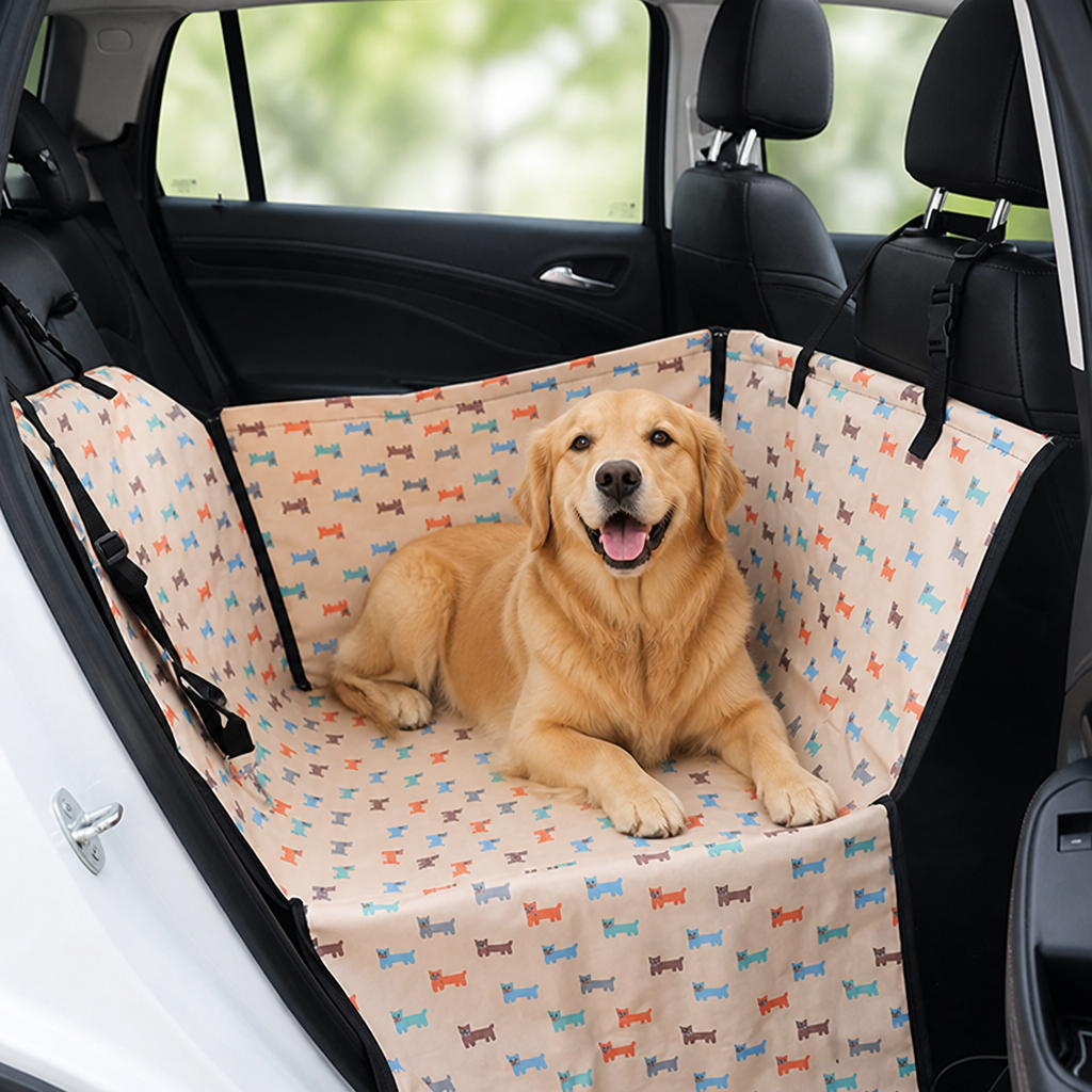Ortekor Waterproof Oxford Pet Car Seat Hammock