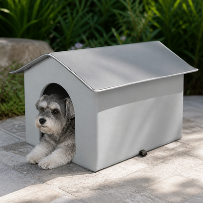 Ortekor Waterproof Plush Insulated Pet Cave (Foldable & Washable)