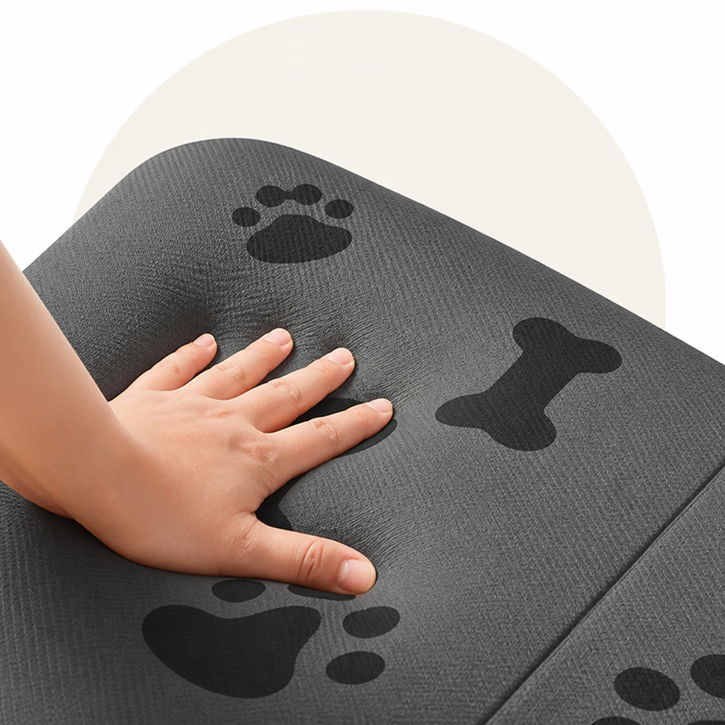 Ortekor Waterproof & Quick-Dry Nonslip Pet Feeding Mat