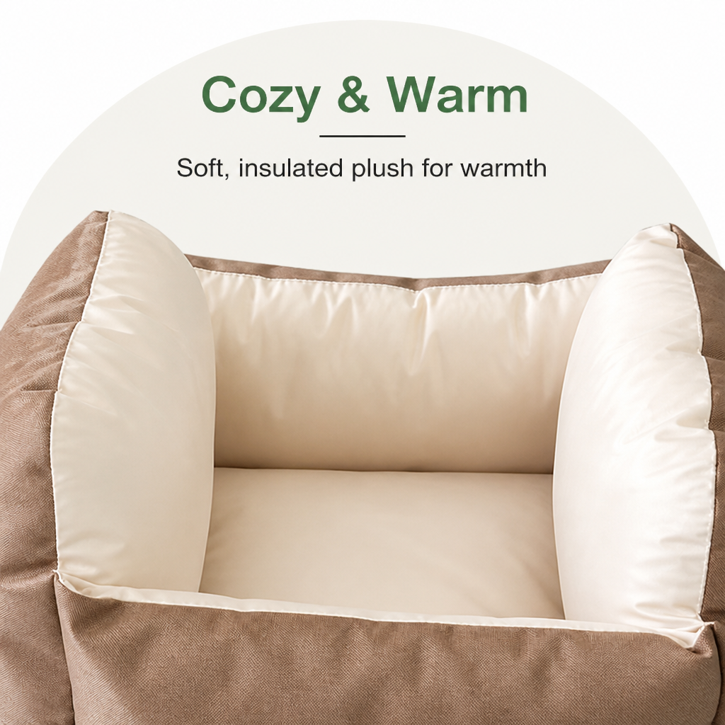 Ortekor Waterproof Quilted Foam-Padded Car Seat Bed (Small)