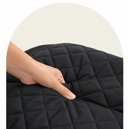 Ortekor Waterproof Quilted Oxford Non-Slip Car Seat Cover