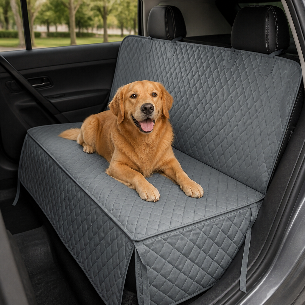 Ortekor Waterproof Quilted Oxford Non-Slip Car Seat Cover