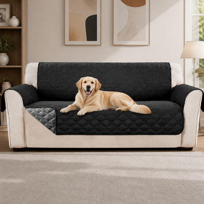 Ortekor Waterproof Quilted Stretch Sofa Slipcover (Universal Fit)