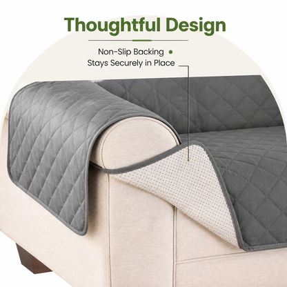 Ortekor Waterproof Quilted Stretch Sofa Slipcover (Universal Fit)